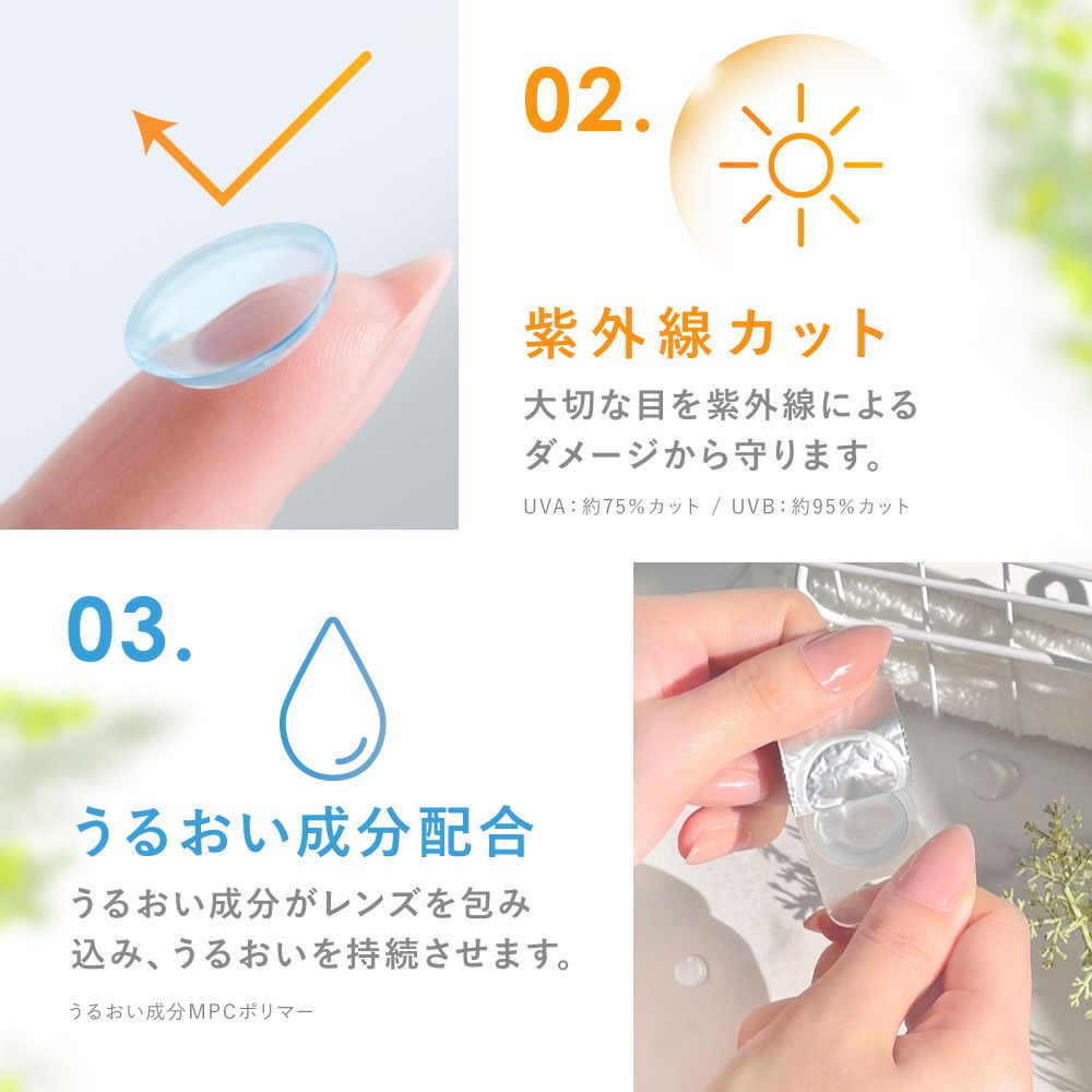 お試しキャンペーン】LENS LiST 1day クリア お試しセット 5枚入り×2