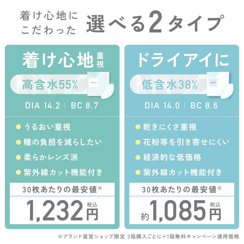 選べる2つのタイプ