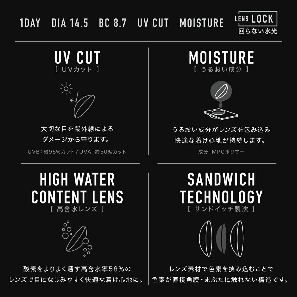 OTHER 1day ノーン 1箱10枚入り アザー カラコン│LENS LiST公式通販